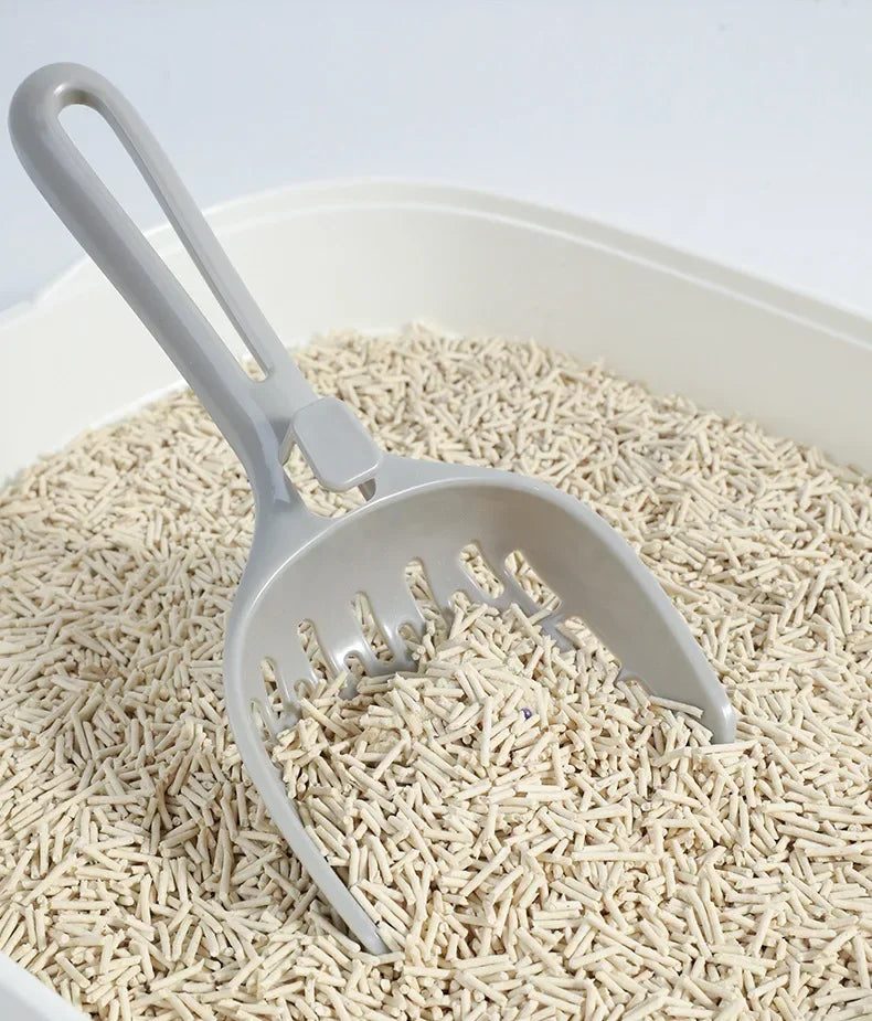 Self-Cleaning Cat Litter Scoop with Base