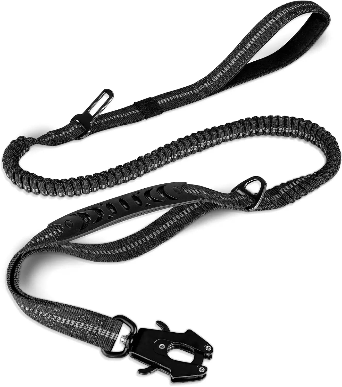 Tactical Heavy-Duty Bungee Dog Leash