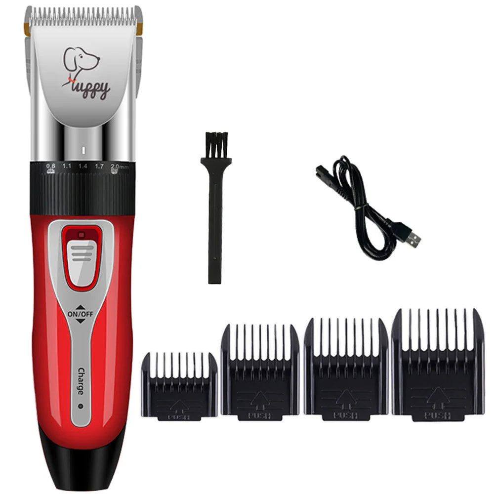 Professional Cordless Pet Grooming Clipper Set