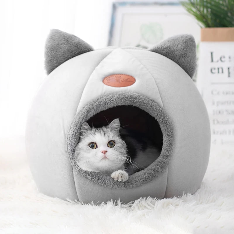 Cosy Cave Calming Cat Bed