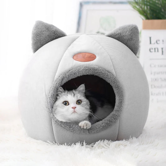 Cosy Cave Calming Cat Bed