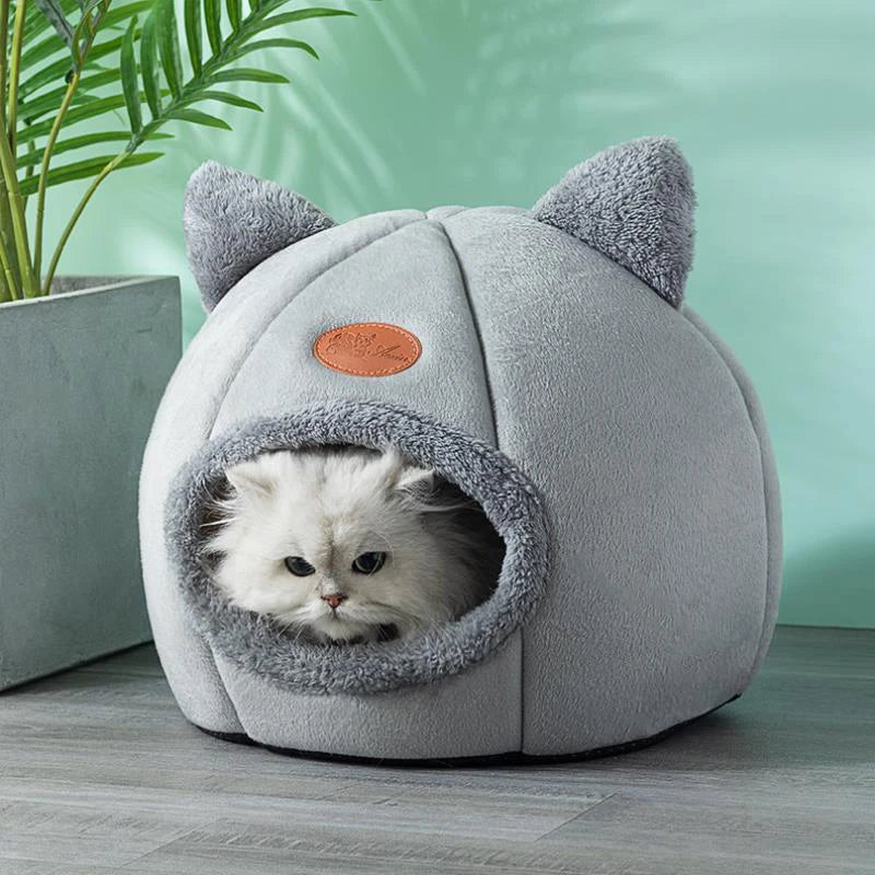 Cosy Cave Calming Cat Bed