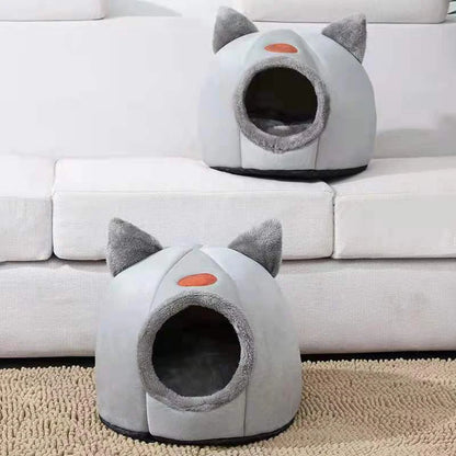 Cosy Cave Calming Cat Bed