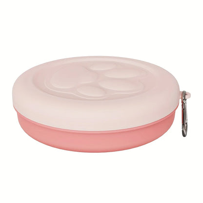 Portable Snap-Lid Travel Pet Bowl