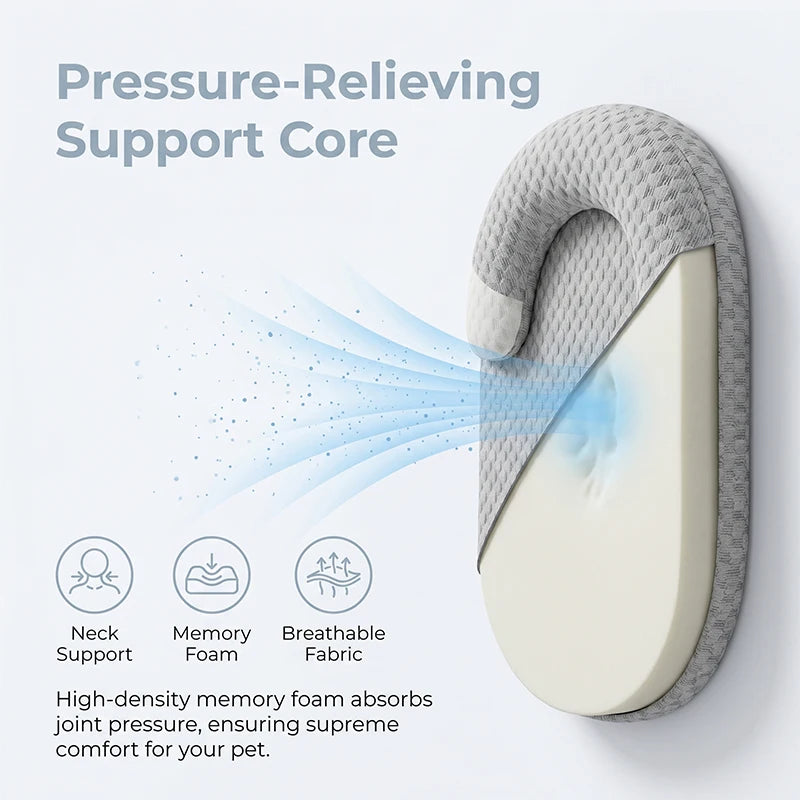 Oval Ice-Silk Cooling Pet Bed