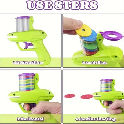 Turnip Foam Frisbee Cat Play Gun