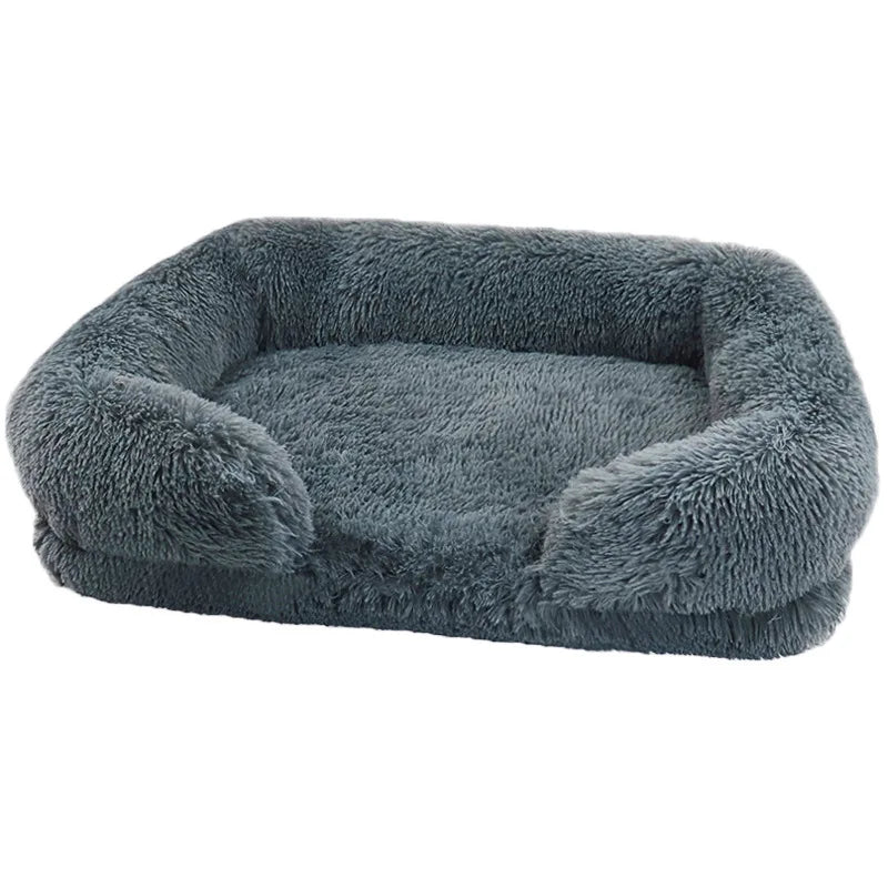 Plush Winter Dog Sofa Bed