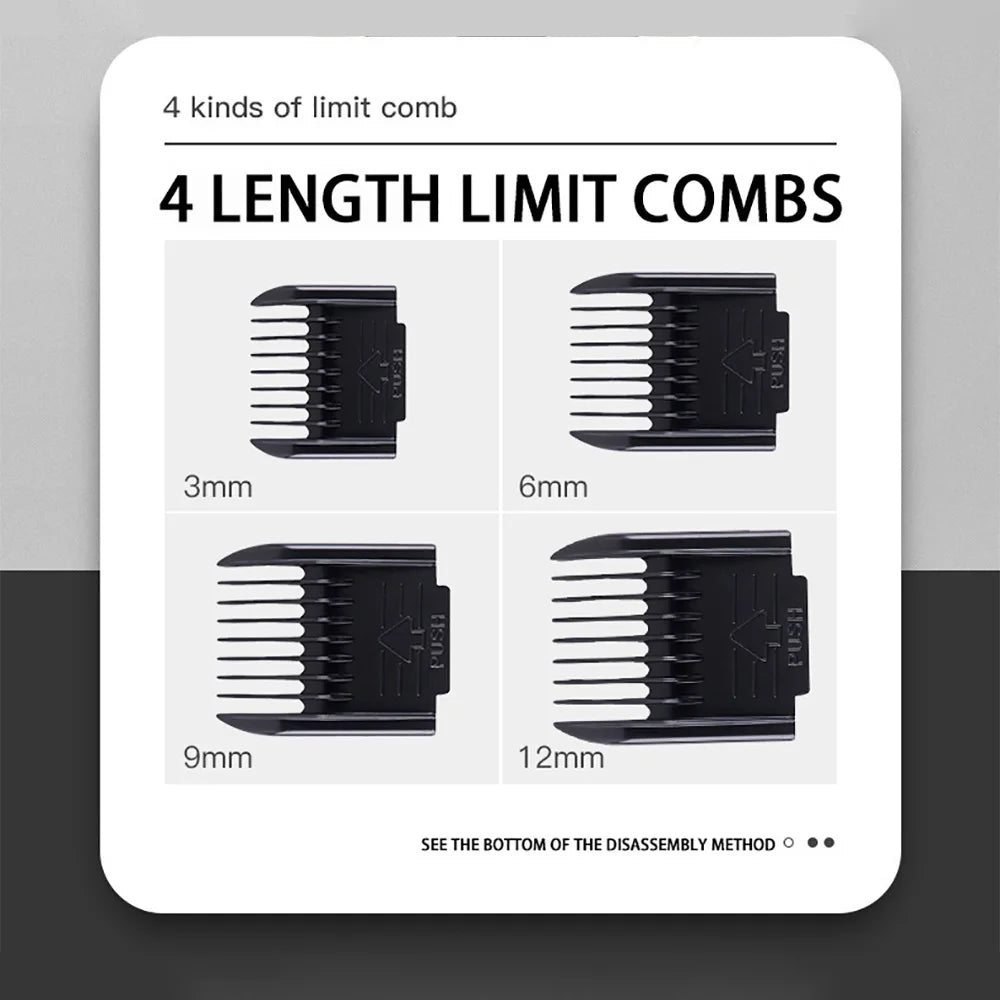 Professional Cordless Pet Grooming Clipper Set