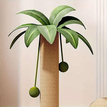 Coconut Palm Cat Activity Tower