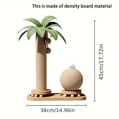 Coconut Palm Cat Activity Tower