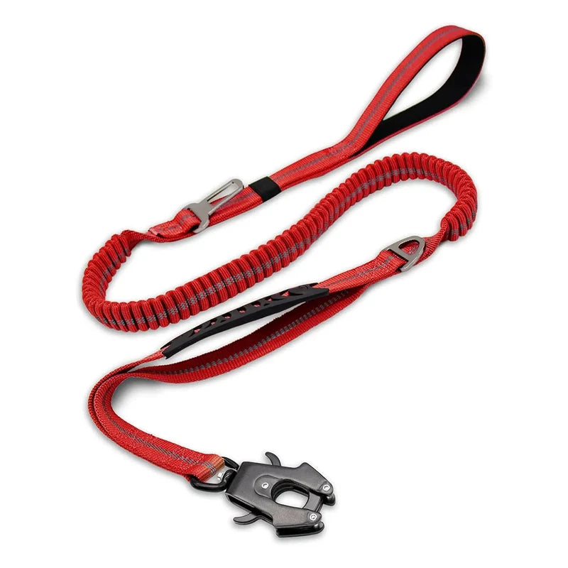 Tactical Heavy-Duty Bungee Dog Leash