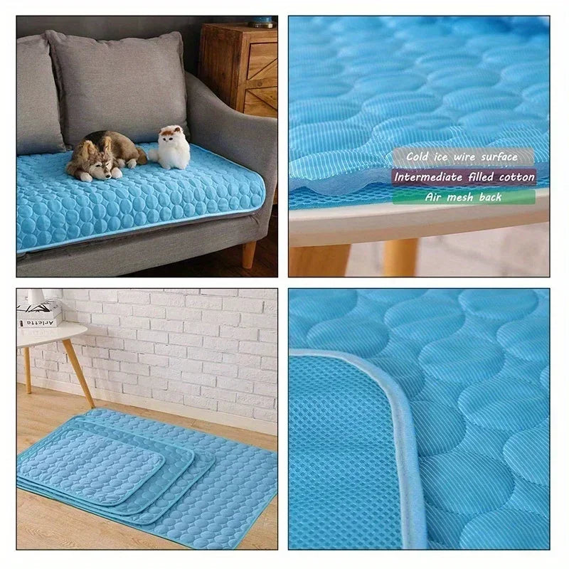 Ice-Silk Cooling Pet Mat