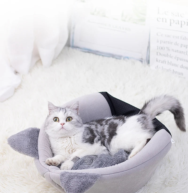 Cosy Cave Calming Cat Bed