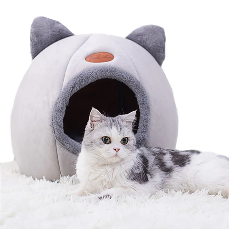 Cosy Cave Calming Cat Bed