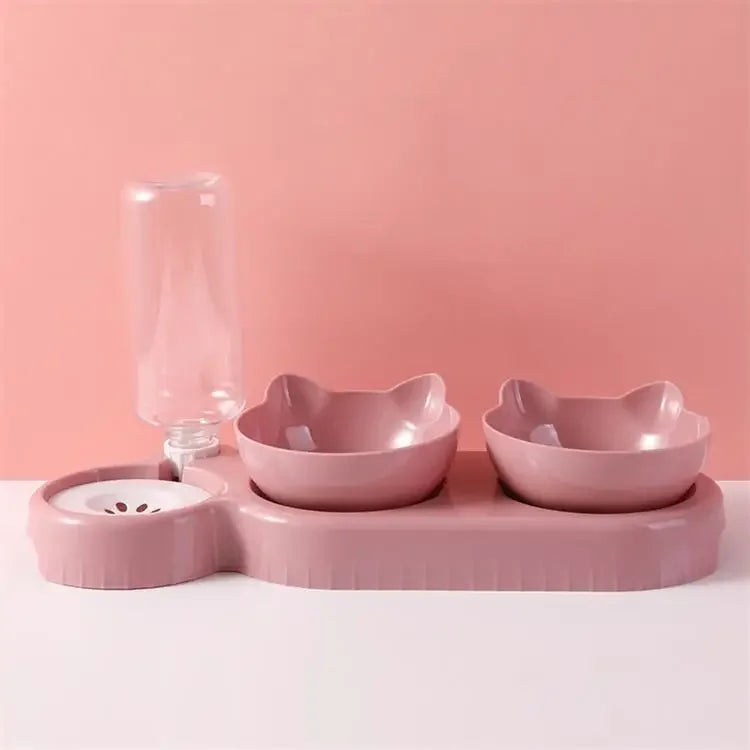 Auto Feeder & Water Bowl Combo
