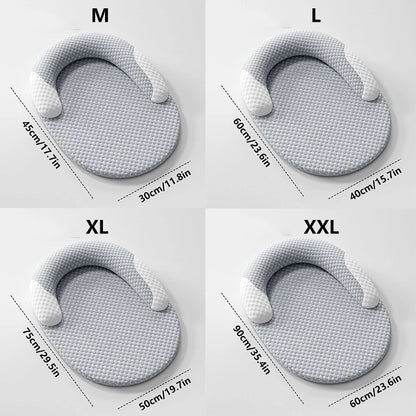 Oval Ice-Silk Cooling Pet Bed