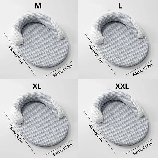 Oval Ice-Silk Cooling Pet Bed