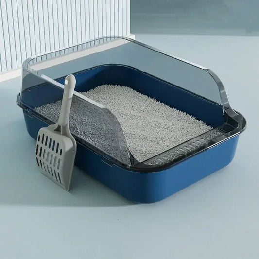 High-Sided Open-Top Cat Litter Tray