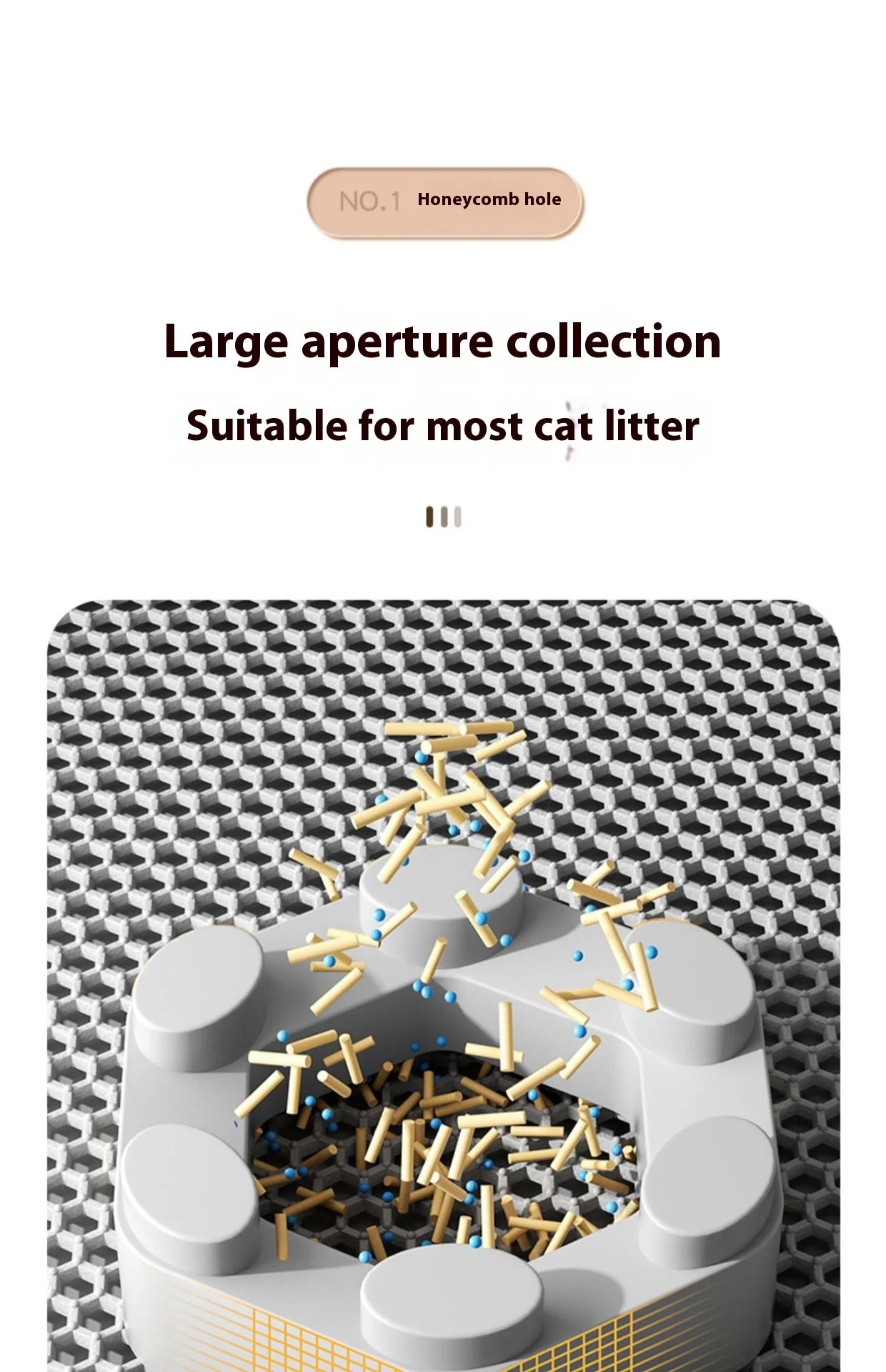 Double-Layer Cat Litter Mat
