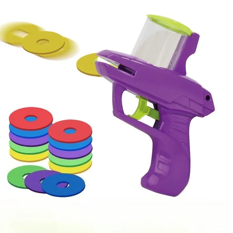Turnip Foam Frisbee Cat Play Gun