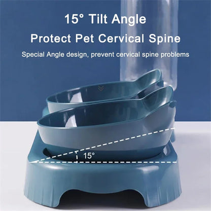 Auto Feeder & Water Bowl Combo