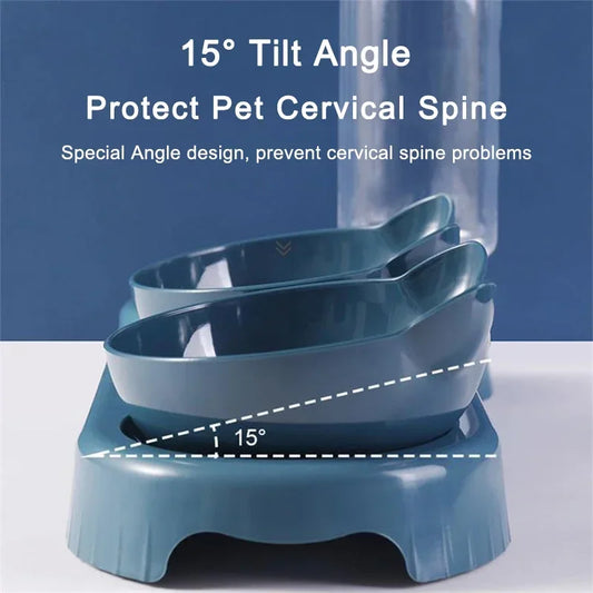 Auto Feeder & Water Bowl Combo