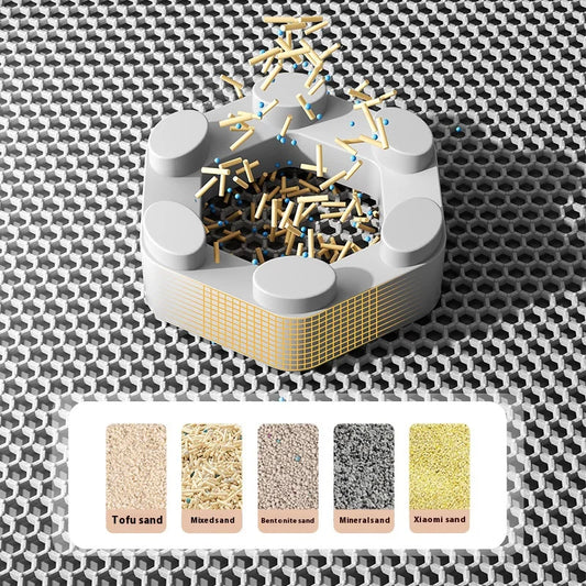 Double-Layer Cat Litter Mat
