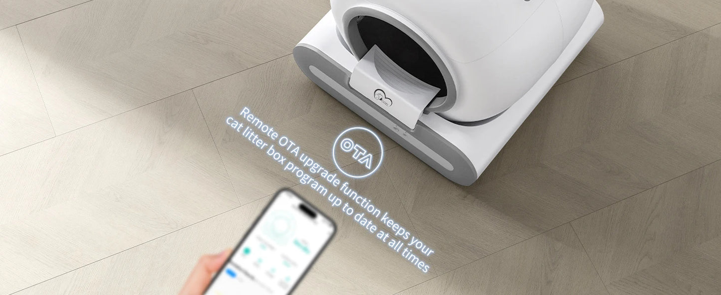 DOEL 65L Self-Cleaning Smart Cat Litter Box