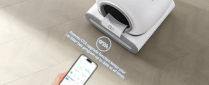 DOEL 65L Self-Cleaning Smart Cat Litter Box