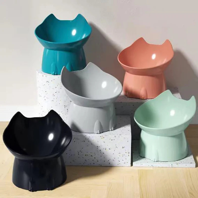 Raised Anti-Tip Pet Bowl
