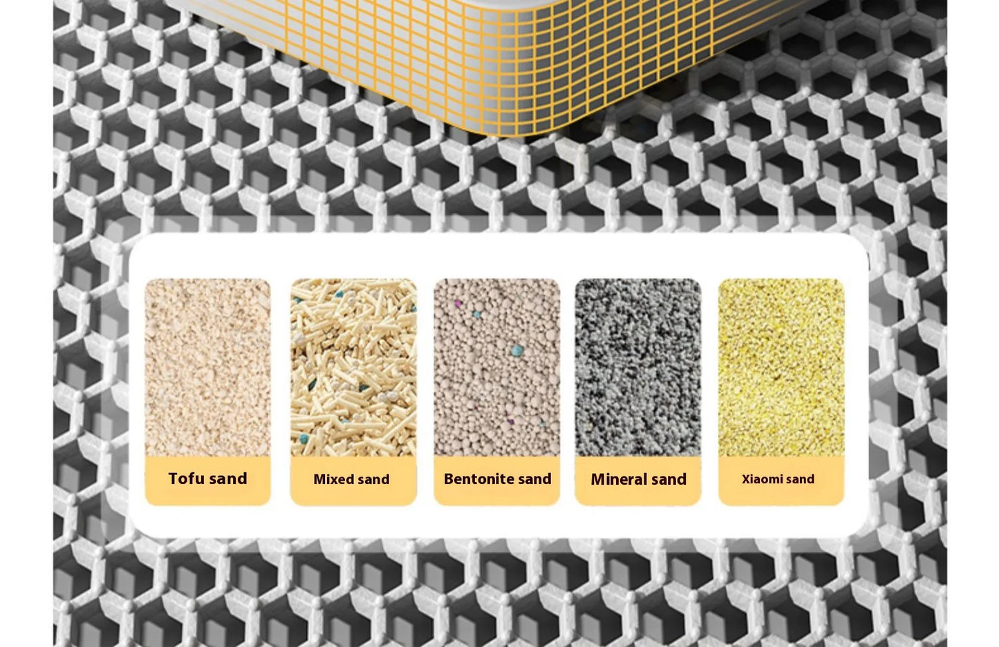 Double-Layer Cat Litter Mat