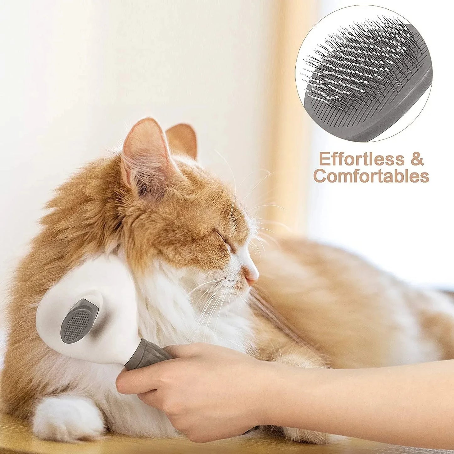 Self-Cleaning Slicker Pet Brush
