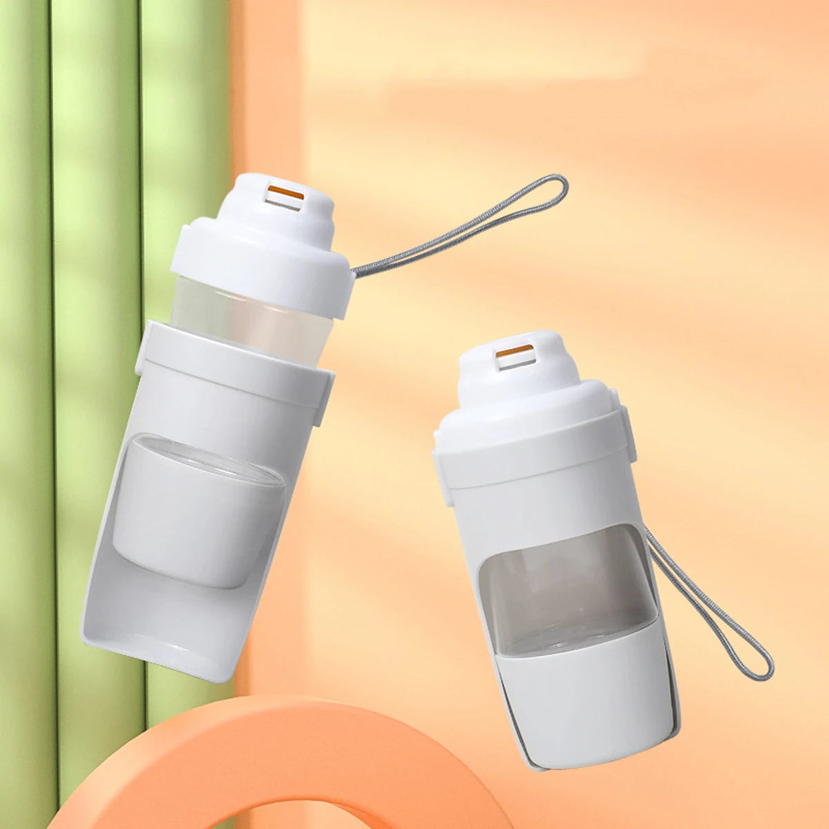 2-in-1 Food & Water Travel Bottle
