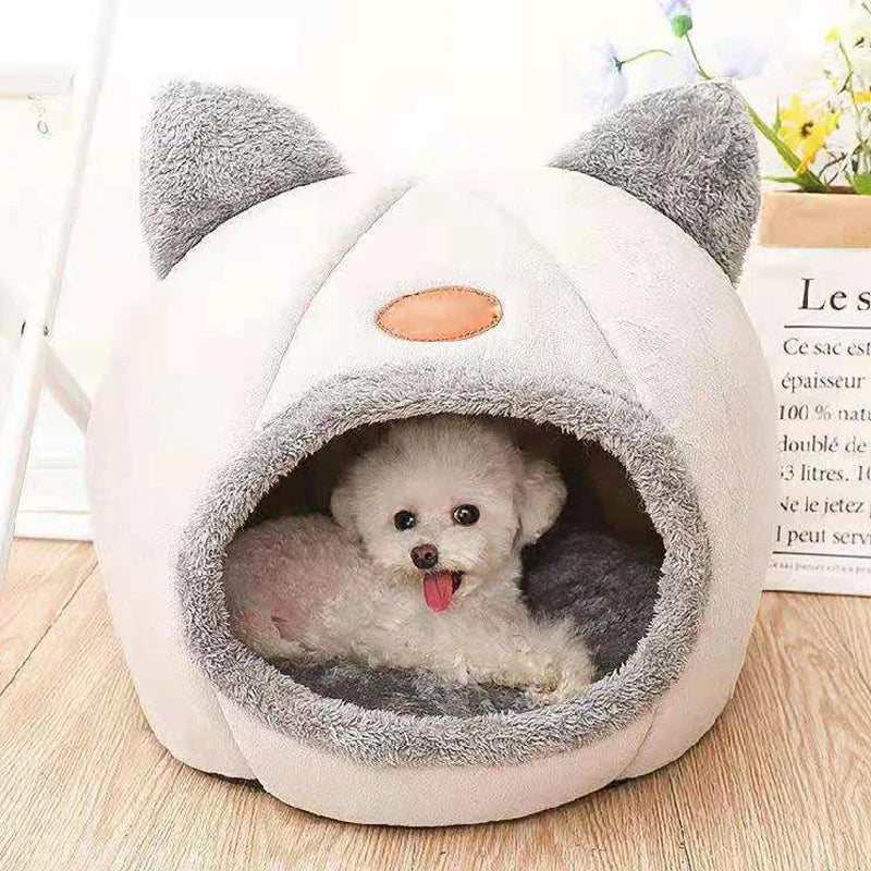 Cosy Cave Calming Cat Bed