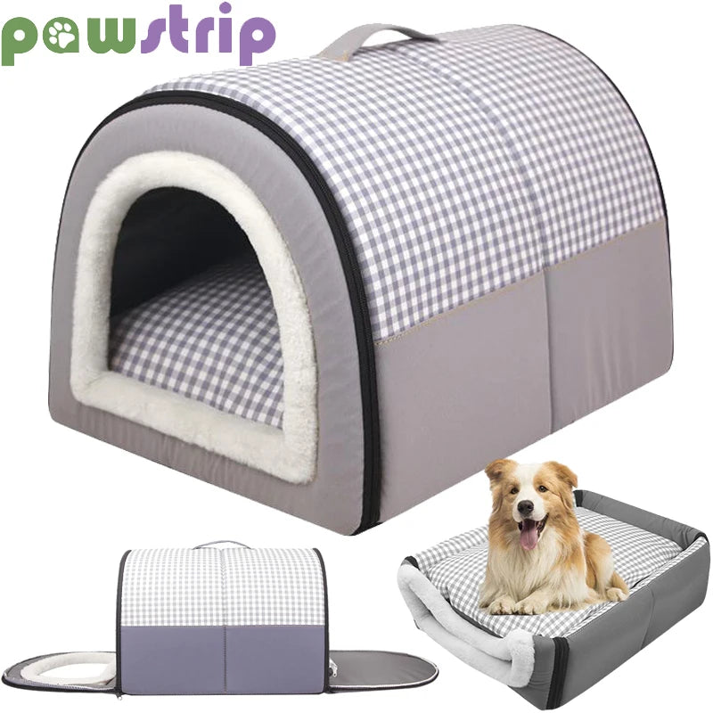 Foldable Soft Pet Sleeping Cave