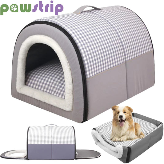 Foldable Soft Pet Sleeping Cave