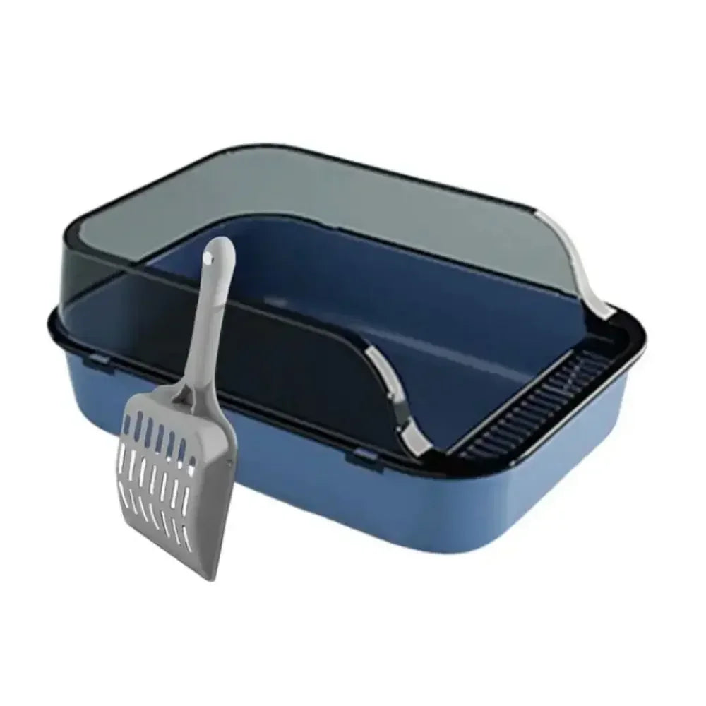 High-Sided Open-Top Cat Litter Tray