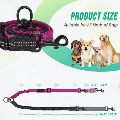 Bungee Dual Dog Leash Coupler