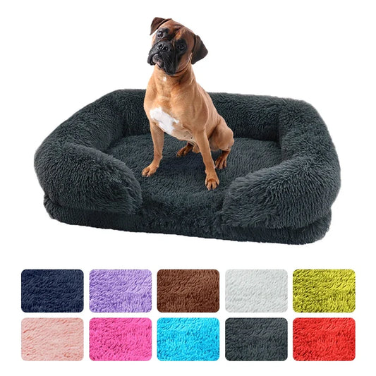 Plush Winter Dog Sofa Bed