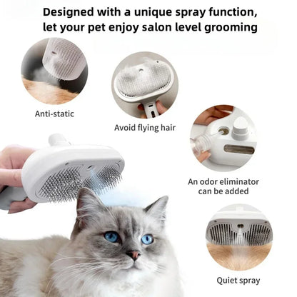 Steam-Spray Grooming Comb