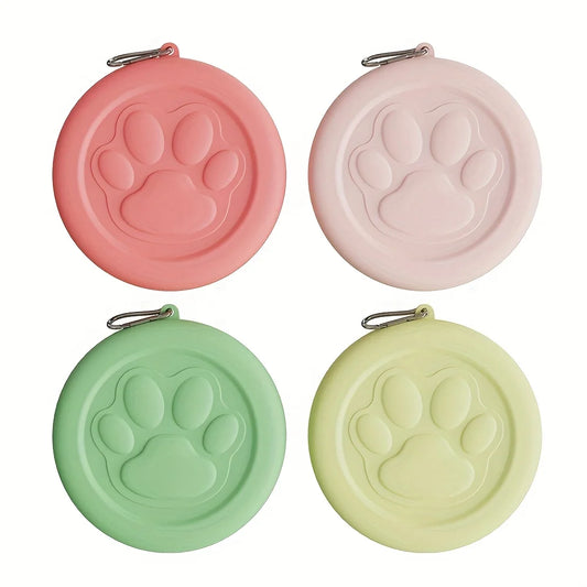 Portable Snap-Lid Travel Pet Bowl