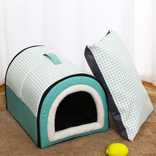 Foldable Soft Pet Sleeping Cave