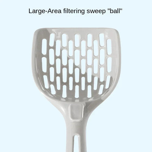 Self-Cleaning Cat Litter Scoop with Base