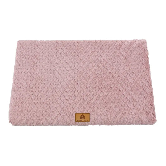 Plush Calming Winter Crate Bed