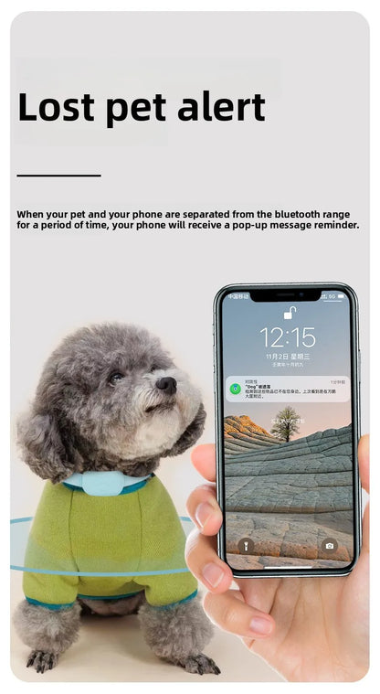 Bluetooth Pet Tracker Tag for Cats & Dogs (Only for IOS devices)