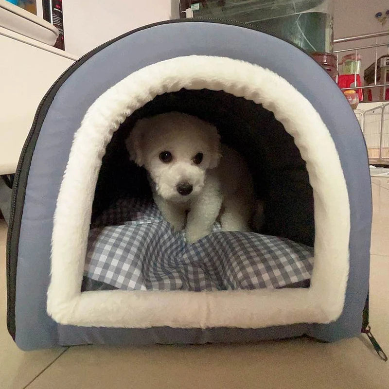 Foldable Soft Pet Sleeping Cave