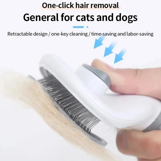 Self-Cleaning Slicker Pet Brush — view 2