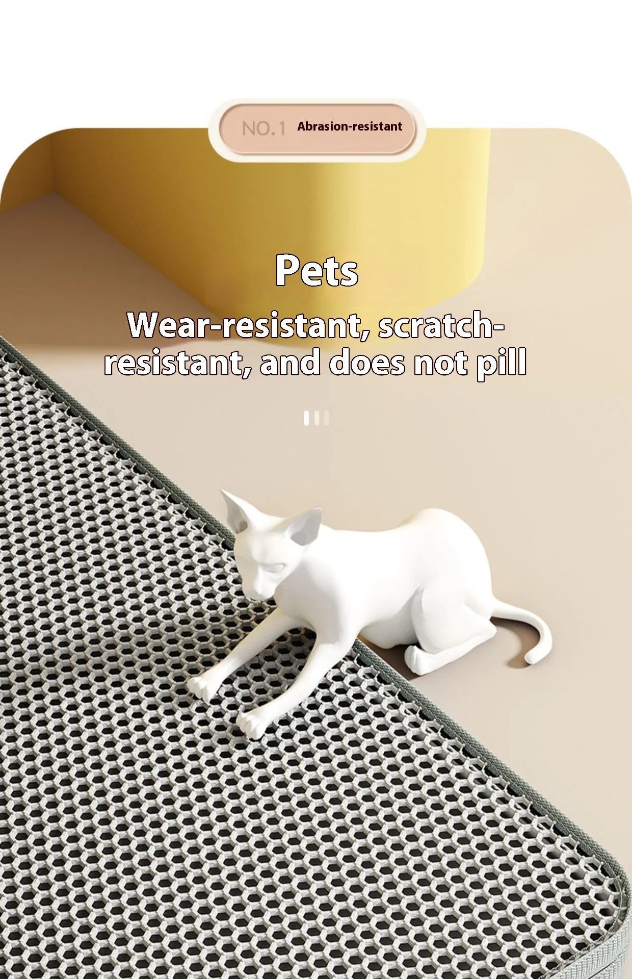 Double-Layer Cat Litter Mat