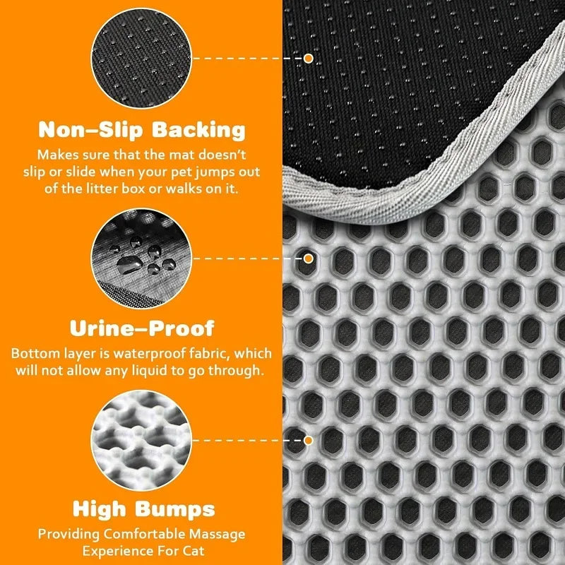Heavy-Duty Waterproof Litter Mat