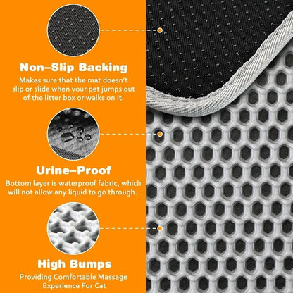 Heavy-Duty Waterproof Litter Mat